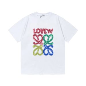 High Quality Aaa Loewe Cotton Short-Sleeved T-Shirt