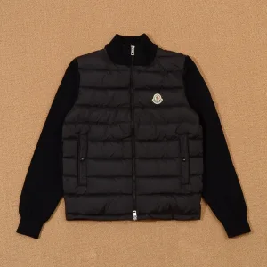 Reps Super Clone Moncler Down Jacket Red Duck Knitted Fabric Clean Lines Winter