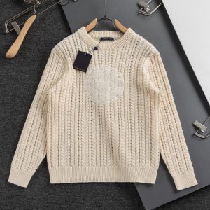 High Quality Designer Louis Vuitton Cashmere T-Shirts For Fall