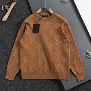 Luxury 1:1 Louis Vuitton Cashmere T-Shirts For Autumn