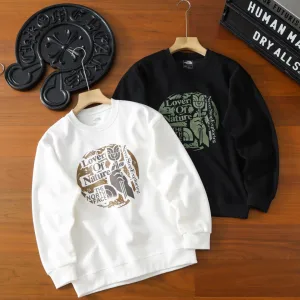 Reps The North Face Long-Sleeved Black Cotton Autumn Winter