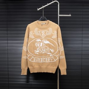Aaa High Quality Burberry Wool Long-Sleeved Sweater