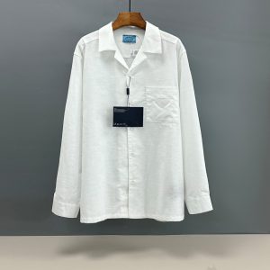 High Quality Aaa Prada Linen Shirt