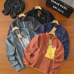 Reps Patagonia Coat Red Fleece Simple And Versatile Quick-Drying Exquisite Workmanship Autumn Embroidery