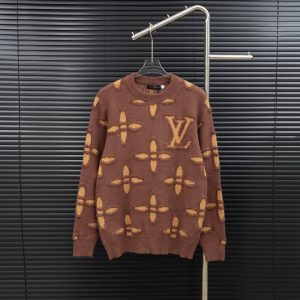 Aaa Luxury Louis Vuitton Wool Long-Sleeved Sweater