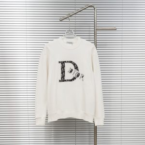 Designer Luxury Dior Cotton Long-Sleeved Sweatshirt