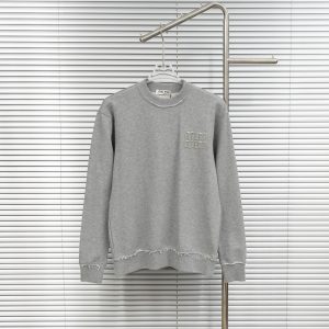 Luxury Miu Miu Cotton Long-Sleeved Sweatshirt