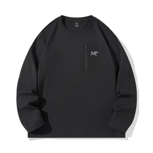 Luxury Archaeopteryx Long-Sleeved Shirts Ash Woven Fabric Relaxed Fit Autumn