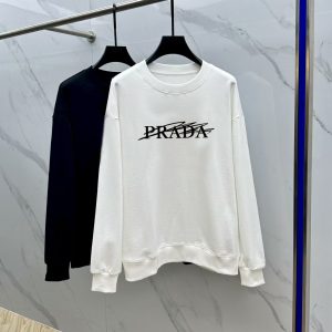 Designer 1:1 Prada Cotton Long-Sleeved Shirts For Autumn