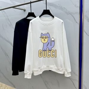 Aaa Gucci Cotton Long-Sleeved Sweatshirt For Autumn