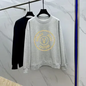 Designer Versace Cotton Long-Sleeved Sweatshirt For Autumn