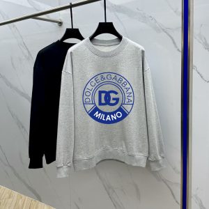 1:1 Dolce & Gabbana Cotton Long-Sleeved Sweatshirt For Autumn