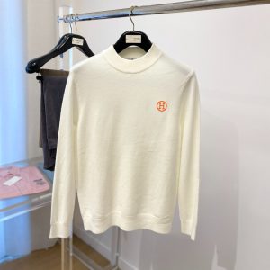 Luxury High Quality Hermès Wool Sweater For Autumn