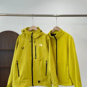 Super Clone North Shirts Red Fleece Spring Autumn Winter And Abrasion-Resistant Fabric