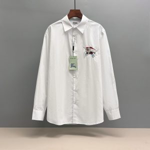 Luxury Designer Burberry Tencel Shirt For Autumn