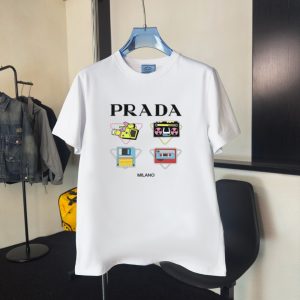 Luxury Prada Abs Short-Sleeved T-Shirt