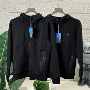 AAA Fila Jacket Black Autumn Winter
