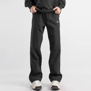 High Quality Super Clone Fila Trousers Red Woven Fabric Quick-Drying Autumn Patch