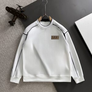 Luxury Fendi Cotton Long-Sleeved T-Shirt