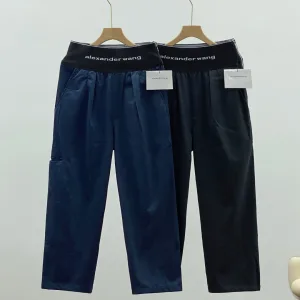 High Quality AAA Alexander Wang Casual Trousers Red Eva Jacquard Autumn Winter Early