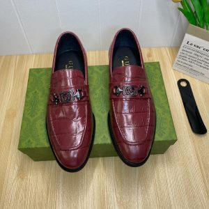 Luxury High Quality Gucci Cowhide Casual Shoes For Autumn