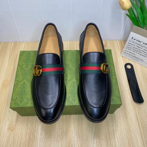 High Quality Luxury Gucci Cowhide Casual Shoes For Fall