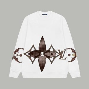 Luxury Louis Vuitton Cotton Long-Sleeved Sweatshirt