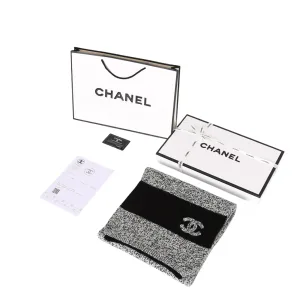 AAA Designer Chanel Scarf Red Eva Knitted Fabric Old Style Sophistication Autumn Winter