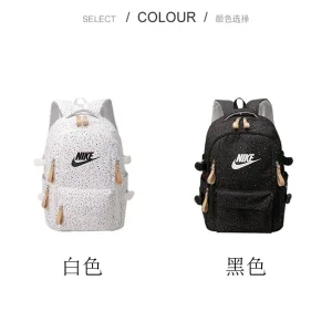 Designer Luxury Nike Backpack Brown Nylon Lace Suitable For All Body Types Street Style