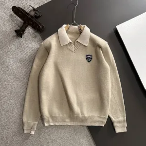 AAA High Quality Archaeopteryx Sweater Red Wool Blend Exquisite Workmanship Winter