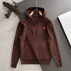 Designer Balenciaga Sweater Red Wool Blend Can Be Worn Directly Against The Skin Exquisite Workmanship Winter