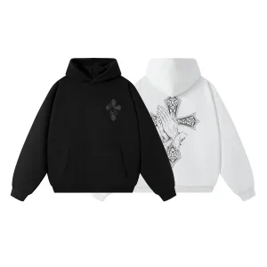 Reps High Quality Chrome Hearts Hoodie Black