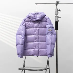 Luxury Moncler Down Jacket Purple