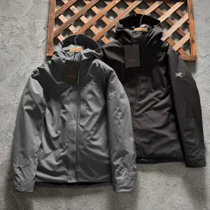 High Quality Archaeopteryx Coat Ash Cotton Down Winter Embroidery Windproof Cuffs