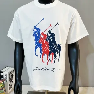 AAA Reps Ralph Lauren Short-Sleeved T-Shirt Ash Cotton Pure Spring Summer