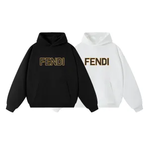 AAA Fendi Hoodie Black Autumn Winter