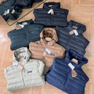 Luxury Patagonia Cotton-Padded Coat Green Cotton Fleece Exquisite Workmanship Professional Outdoor