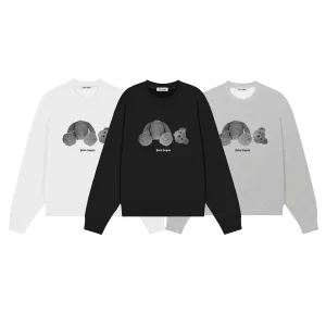 Luxury High Quality Palm Angels Sweatshirt Black