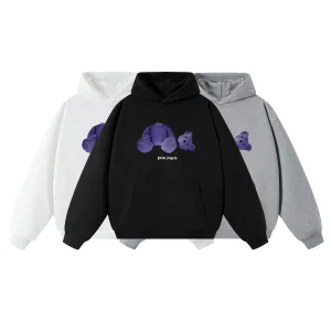 Luxury Super Clone Palm Angels Hoodie Purple