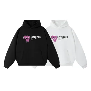 High Quality Palm Angels Hoodie Purple