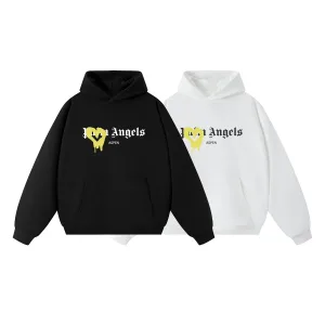 Super Clone Palm Angels Hoodie Yellow