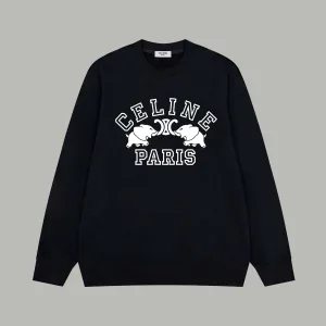 High Quality Super Clone Celine Long-Sleeved Red Cotton Pure