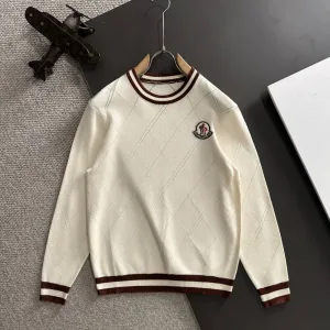 Reps Monk Sweater Red Wool Blend Exquisite Workmanship Winter