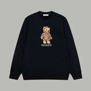 High Quality Designer Burberry Long-Sleeved Red Cotton Pure