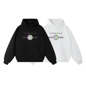 Reps Super Clone Versace Hoodie Black