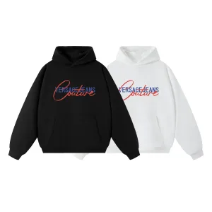 Luxury Designer Versace Hoodie Black