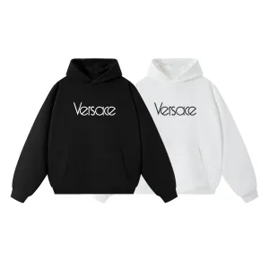 Reps Super Clone Versace Hoodie Black