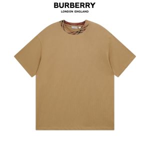 High Quality Burberry Cotton Short-Sleeved T-Shirt