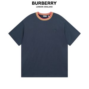 Luxury High Quality Burberry Cotton Short-Sleeved T-Shirt