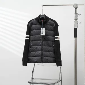 High Quality Luxury Moncler Down Jacket Black